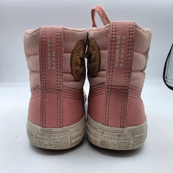Converse Chuck Taylor All Star Berkshire High Rust Pink Girls Size 2 Shoes - Picture 5 of 13